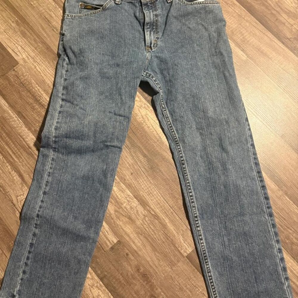 Lee Men's Blue and Navy Jeans